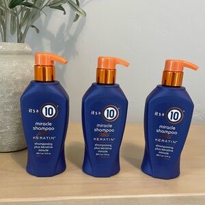New it’s a 10 miracle shampoo plus keratin set